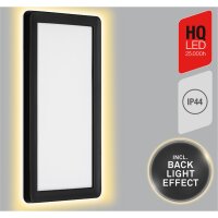 Telefunken LED Außenwandleuchte 16W IP44 Schwarz