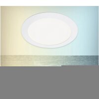 Smarte Einbauleuchte, Weiß, 12 Watt, dimmbar, smart steuerbar, RGB, WLAN/WiFi – Telefunken