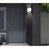 Telefunken LED Außenwandleuchte 12W 2-flammig IP44 Weiß