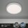 LED Deckenlampe Backlight, Silber, 18 Watt, 4000K, Sternenhimmel-Effekt, Ø 28 cm – Briloner
