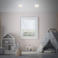 LED Deckenleuchte Sternenhimmel-Optik Eckig, Weiß, 11 Watt, 4000K – Briloner