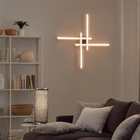 LED Deckenleuchte mit Laserlochoptik, Schwarz, 21 Watt, 2900lm, 3000K – Briloner