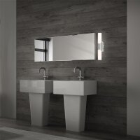 Briloner Badleuchte LED Wandleuchte 32cm 6,5W Schalter Chrom