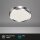LED Deckenlampe, weiß – Chrom, 15 Watt, 4000K, IP44, 29 x 29 x 7,8 cm – Briloner