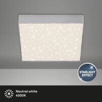LED Deckenleuchte Sternenhimmel, Silber, 16 Watt,...