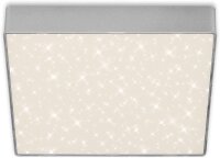 LED Deckenleuchte Sternenhimmel, Silber, 16 Watt, Sternenhimmel-Effekt – Briloner