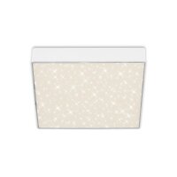 LED Deckenlampe Sternenhimmel-Optik, Weiß, 16 Watt, 4000K, Sternenhimmel-Effekt – Briloner
