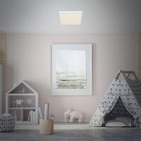 LED Deckenleuchte Sternenhimmel, Weiß, 21 Watt, Sternenhimmel-Effekt – Briloner