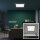 Briloner Slim LED Panel 29,3x29,3cm Schwarz mit Backlight Effekt, 18W 4000K