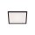 LED Deckenleuchte Slim, Schwarz, 18 Watt, Backlight-Effekt, 29,3 x 29,3 x 2,8 cm – Briloner