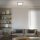 LED Deckenleuchte Slim, Schwarz, 18 Watt, Backlight-Effekt, 29,3 x 29,3 x 2,8 cm – Briloner