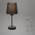 Tischleuchte Briloner Tischlampe schwarz Nachttischlampe