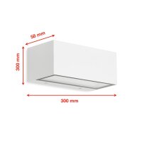 Wandleuchte Telefunken LED Wandlampe weiß
