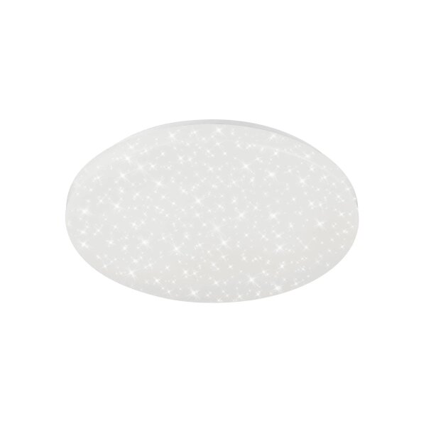 LED Deckenleuchte Sternenhimmel, Weiß, 18 Watt, Sternenhimmel-Effekt, IP44 – Briloner