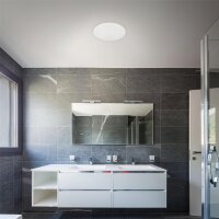 LED Deckenleuchte Sternenhimmel, Weiß, 18 Watt, 2200lm, 4000K, Sternenhimmel-Effekt – Briloner