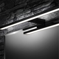 Badleuchte Briloner Dun Spiegellampe LED schwarz