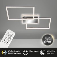 Deckenleuchte Briloner Frame Deckenlampe LED 40W CCT...