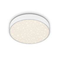 LED Deckenleuchte Sternenhimmel, Weiß, 16 Watt, 4000K, Sternenhimmel-Effekt – Briloner