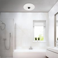 Badleuchte Splash Briloner LED Deckenlampe Kunststoff Weiß Chrom