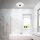Badleuchte Splash Briloner LED Deckenlampe Kunststoff Weiß Chrom