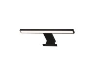 LED Spiegelleuchte Dun, Schwarz, 5 Watt, 10,3 x 30 x 3,6 cm – Briloner