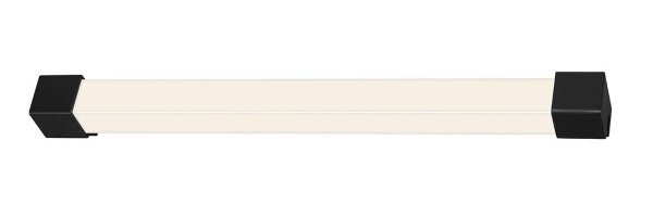 LED Spiegelleuchte Splash, Schwarz, 8 Watt, 4000K, 34 x 6,7 x 2,8 cm – Briloner