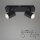 LED Badleuchte Banyo, Schwarz, 2x5W (exkl.), schwenkbar, IP44, 29 x 11,2 cm – Briloner