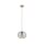Hängeleuchte Hängelampe, Schwarz / Holzoptik, E27 max. 40W, Ø 30 cm – Briloner