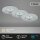 Einbauleuchten Briloner 3 x 6,3 Watt LED Aluminium dimmbar über Schalter Einbauspots 570 Lumen
