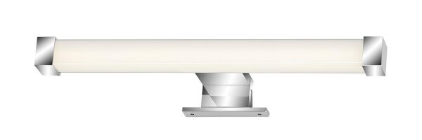 LED Spiegelleuchte Splash, Chrom, 8 Watt, 31,8 x 10,3 x 4 cm – Briloner