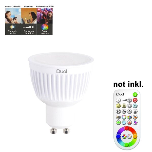 LED-Spot, GU10, 7 Watt, dimmbar, 2200 – 6500K – Jedi Lighting