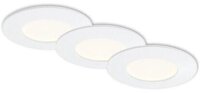 LED Einbauleuchten Flat In, Weiß, Bohrloch 7,5 cm,...