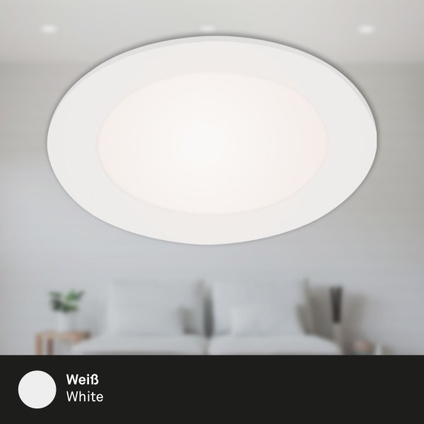 Einbauleuchte Briloner Flat In LED Weiß Spot Einbaulampe