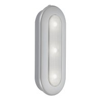 Briloner Batterielicht Row LED Silber Push-Light