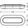 Akku-Dekoleuchte Row, Silber, 3x0,4W, 15,2 x 6,3 x 2,6 cm – Briloner