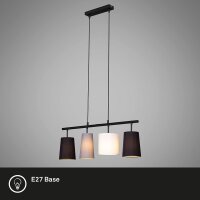 Pendelleuchte Briloner Stoffschirm Hängelampe