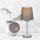 Tischleuchte, Silber / Grau, 25 Watt (exkl.), Ø 10 cm – Briloner