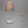Tischleuchte, Silber / Grau, 25 Watt (exkl.), Ø 10 cm – Briloner