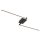 LED Deckenleuchte Deckenlampe, Schwarz, 12 Watt, 143,6 x 12 x 6,6 cm – Briloner