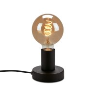 Tischleuchte Tischlampe, Schwarz, 10 Watt (exkl.), Ø 10 cm – Briloner