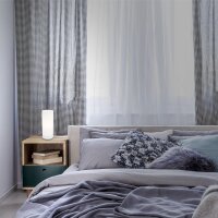 Tischleuchte Briloner Weiß Glas Tischlampe
