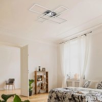 B-Kartonage Deckenleuchte Briloner Frame LED über Schalter dimmbar Deckenlampe