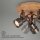 3-flammiger Deckenstrahler Tahun, Holz / Antik-Grau, 3x5W, 3000K, schwenkbar – Briloner