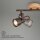2-flammiger Deckenstrahler Tahun, Holz / Antik-Grau, 2x5W, 3000K, schwenkbar – Briloner
