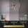 Deckenleuchte Briloner Frame LED 24W 62CM Deckenlampe Schwenkbar Dimmbar 3000K Holz Schwarz