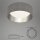 B-Kartonage Deckenleuchte Briloner LED Sternenhimmel mit Stoffschirm Grau-Silber Deckenlampe 32 cm