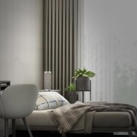 Tischleuchte Briloner LED 5W GU10 Ø 13CM Tischlampe Sternenhimmel Textilschirm Kabelschalter 3000K Grau-Chrom