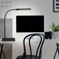 Tischleuchte, Schwarz, 8 Watt, Touchdimmer, 23 x 16,5 x max. 95 cm – Briloner