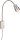 LED Wandlampe Bettlampe, Nickelmatt, 5 Watt, 400lm, 3000K, 2,6 x 6 x 69 cm – Briloner