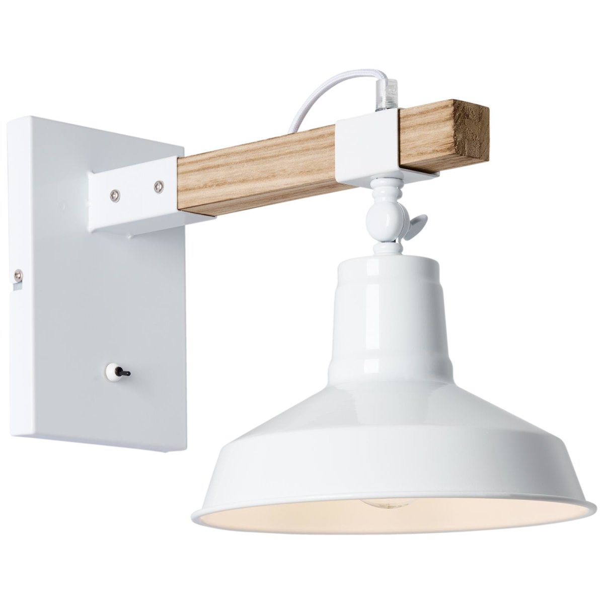 Wandleuchte Brilliant Hank Landhaus-Stil Wandlampe Holz 39,00 € Weiß